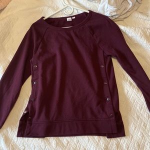 GAP button up nursing sweatshirt